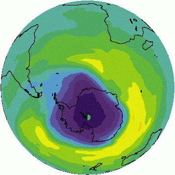 Ozone Column image - 1993